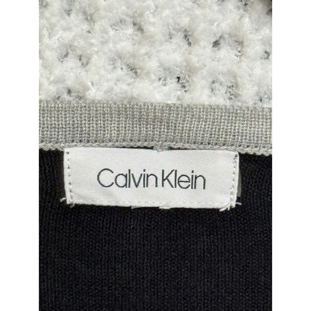 Calvin Klein Colorblock Poncho Sweater Oversized Women's - Picture 2 of 5